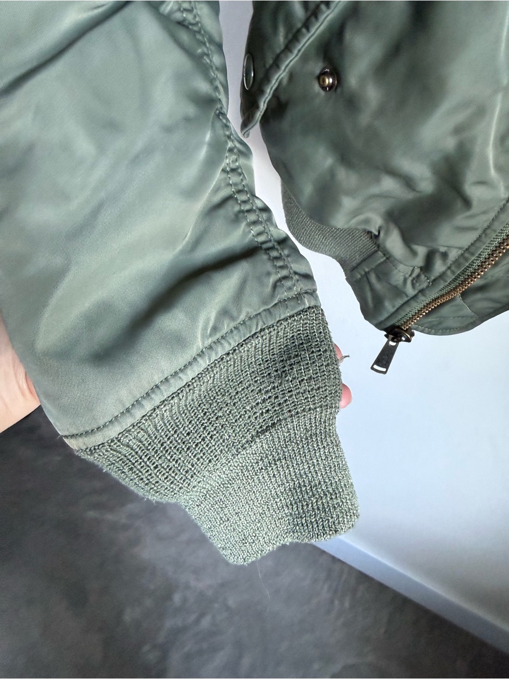 TNA Olive Bomber Jacket - Picture 8 of 9
